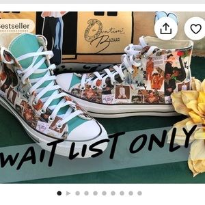 Harry Styles high top shoes